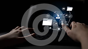 Digital Document Management and Secure File Access Latch