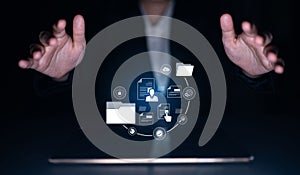 Digital Document Management and Secure File Access Latch