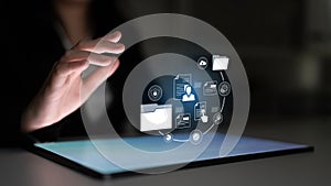 Digital Document Management and Secure File Access Latch