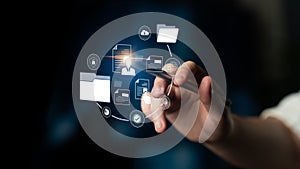 Digital Document Management and Secure File Access Latch