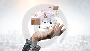 Digital Document Management and Secure File Access Vouch