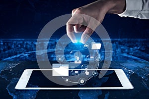 Digital Document Management and Secure File Access Vouch