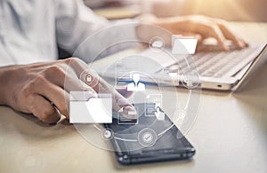 Digital Document Management and Secure File Access Vouch