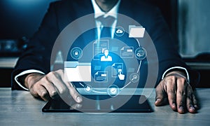 Digital Document Management and Secure File Access Vouch