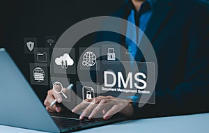 Digital Document Management System Concept.