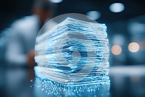 Digital Document Management System ERP Platform Interface