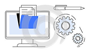 Digital Document Management and Workflow Automation with File Sharing Concept
