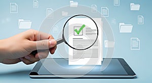 Digital Document Verification and Online Approval Process