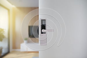 Digital door lock, key less system of access door.