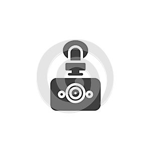 Digital DVR camera vector icon