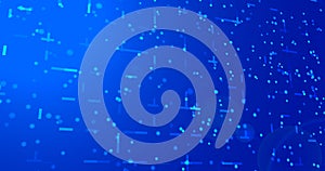 Digital dynamic 0 and 1 binary data flowing bg.