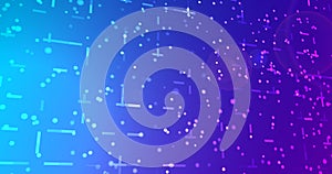 Digital dynamic 0 and 1 binary data flowing bg.