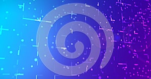 Digital dynamic 0 and 1 binary data flowing bg.