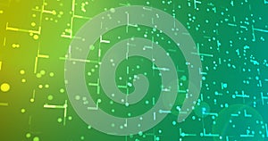 Digital dynamic 0 and 1 binary data flowing bg.