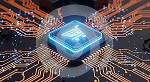 Digital E-commerce Processor Chip
