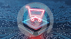 Digital E-commerce Processor Chip