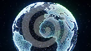 Digital Earth Network - Global Connectivity and Data Visualization