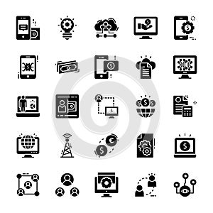 Digital Economy Icons Pack