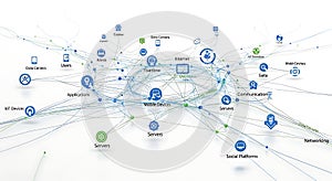 Digital Ecosystem Network and Data Flow