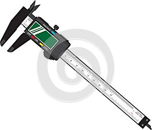 Digital electronic vernier caliper