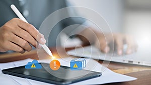 Cloud Storage Error Alert and Folder Warning Notification