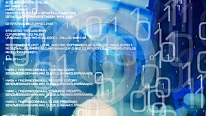 Cyber security, bank cyberattack using binary bots