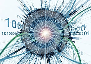 Digital explosion of binary code and data networks