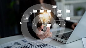 Digital File Directory and Folder Organization Structure Latch