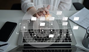 Digital File Directory and Folder Organization Structure Latch