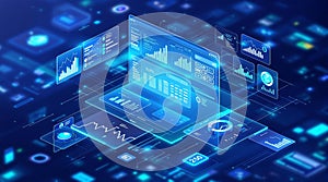 Digital financial data analysis and visualization interface