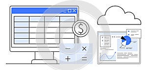 Digital Financial Management with Cloud Computing and Data Analytics