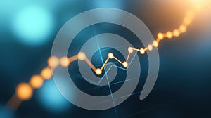 Digital Financial Market Forecasting Dashboard with Graphs and Data Visualizations