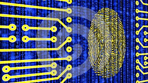 Digital fingerprint on datastream circuit board