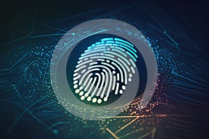 Digital fingerprint for network security. Generative AI.