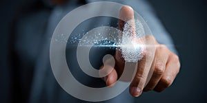 Digital fingerprint scanning technology used for secure access control in modern applications