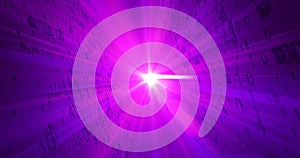 Digital fire - technology background