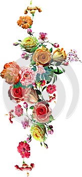 digital floral allover designs vintage