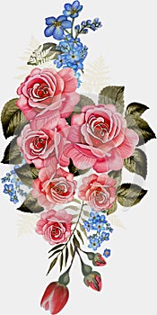 digital floral allover designs vintage