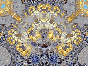 Digital fractal art `Calculated Abstract #02`