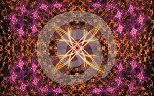 Digital generated image in the form of abstract geometric shapes of various shades and colors for use in web design and computer