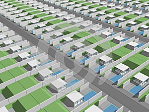 Digital generic housing lots