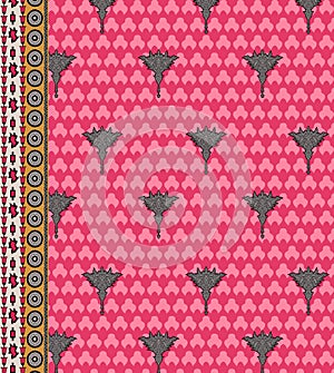digital geomatrical illustration pattern
