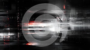 Digital Glitch Abstract Art