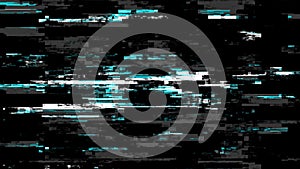 Digital glitch background. Abstract noise effect. Computer screen error. Computer virus. 3D rendering