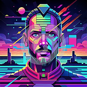 Digital Glitch Motion Art