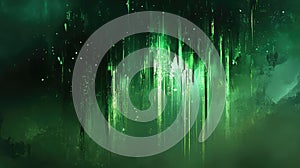 Digital glitching data stream abstract background