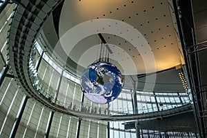 Digital globe installation