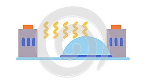 Digital Globe with Network Connectivity, Symbolizing Global Tech, vector design Generative AI