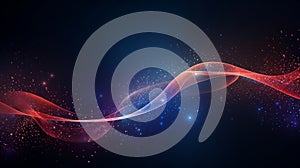 Digital graphic abstract background for technological processes, neural networks, digital data storage