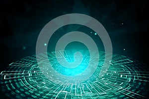 Green button background